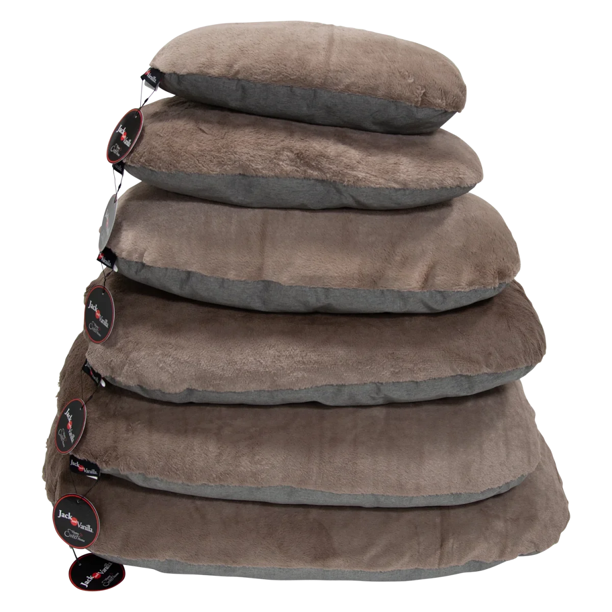 Honden kussen  JV Nimba Ovaal kussen Bruin/grijs