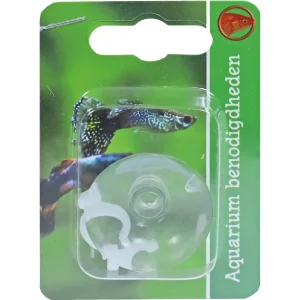 Aquarium benodigdheden Boon Zuignap met 2x klem (4-6+9-12 mm)