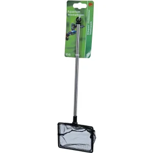 Aquarium benodigdheden Boon Schepnet profi RVS/telescoop, 10 cm rechthoekig. (Maximale lengte 73,5 cm)