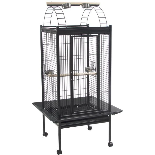 Vogekooien Vogelkooi Voltrega papegaaienkooi 891 vrijzit donkergrijs.