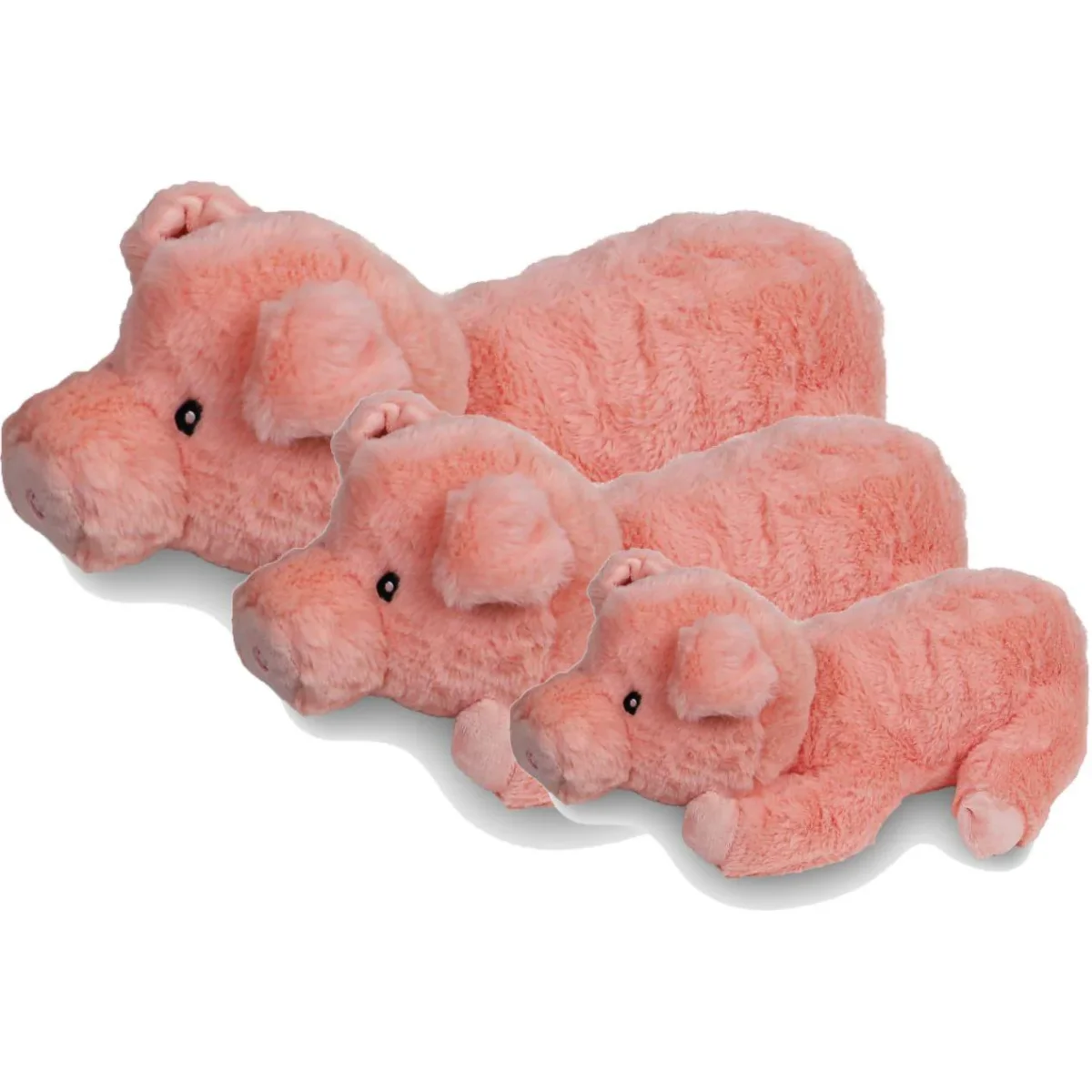 Hondenspeelgoed Boon Zachte Pluche Varkens eco Zacht Rose ( met piep )