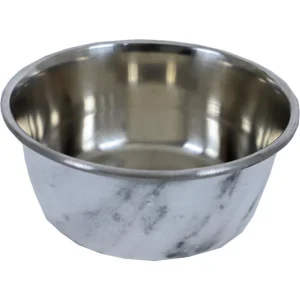 Hondenbak RVS Deco marmer