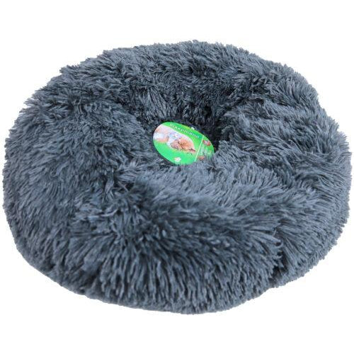 Honden/kattenmanden Boon donut supersoft donker Grijs, 50-65-85 Cm