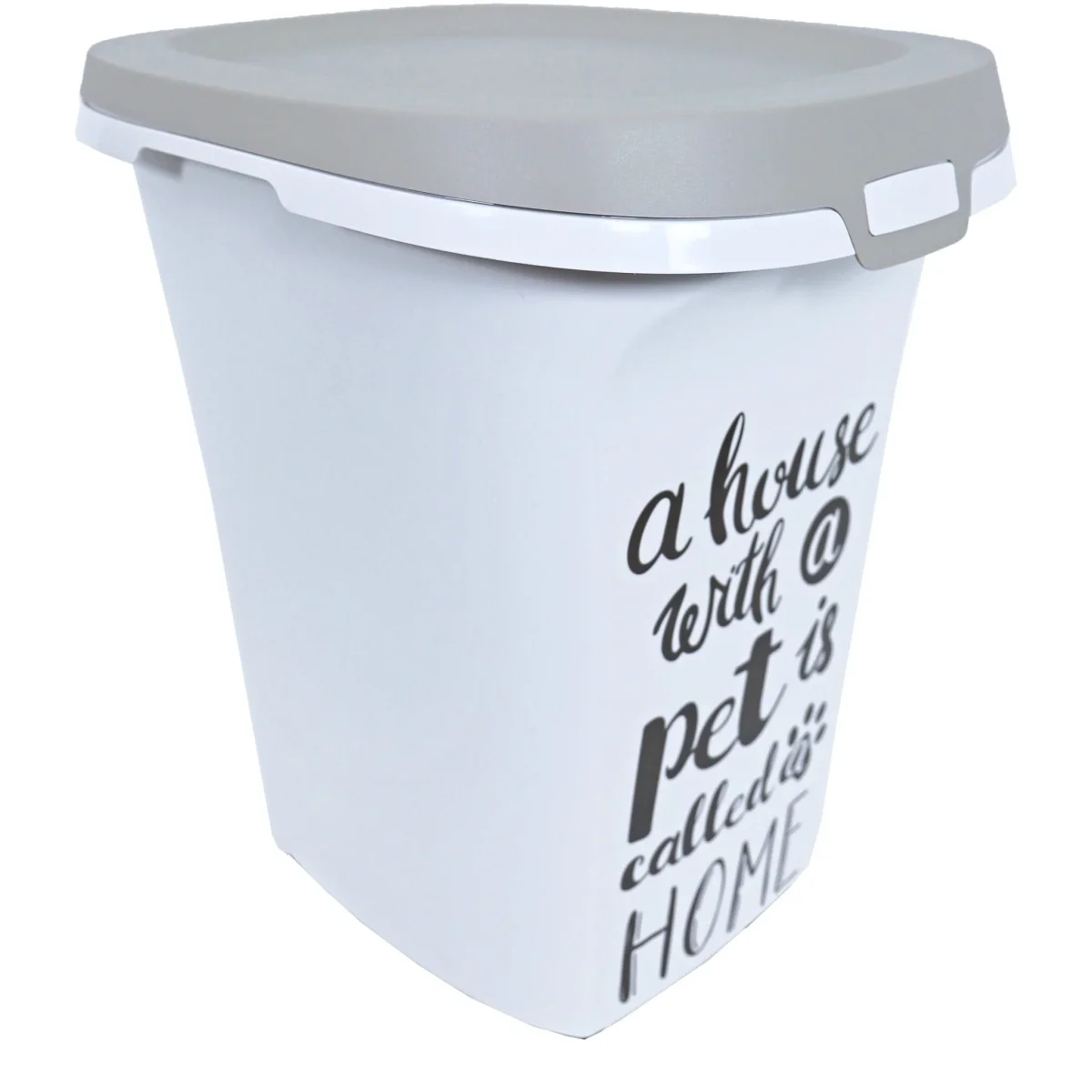 Honden voeder/kattenbakken Moderna plastic voorraadbox Trendy Story 38 liter ‘Pet Wisdom