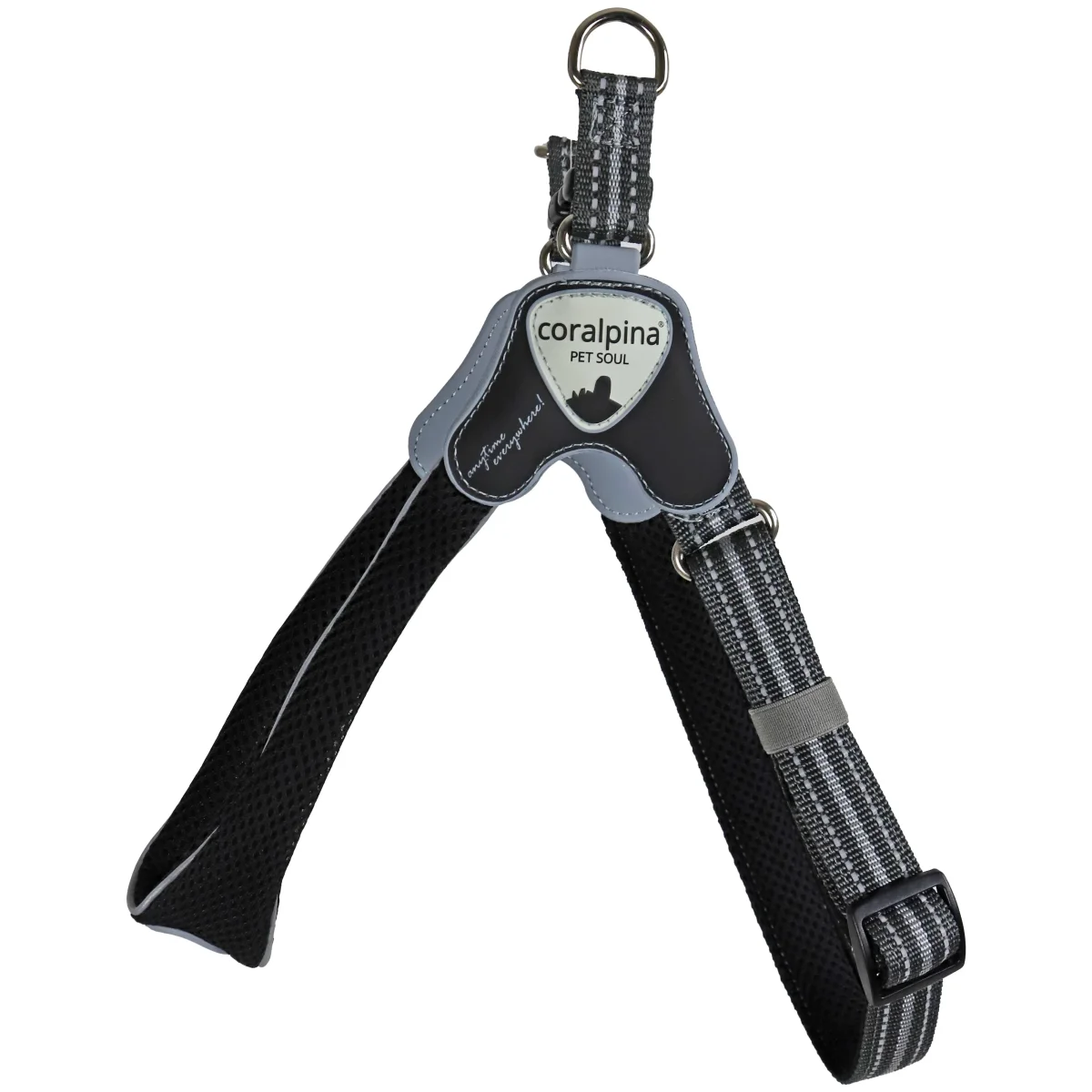 Honden tuigen Coralpina harnessen Cinquetorri Zwart
