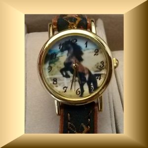 Kinderhorloge met Fries paard of pony