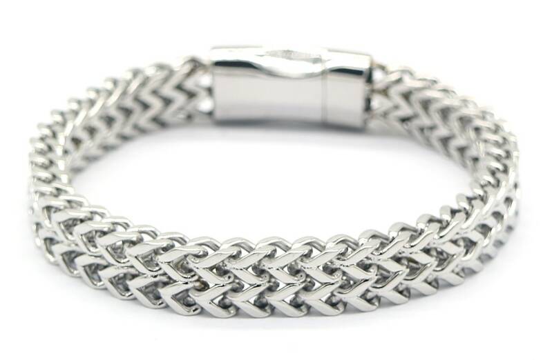 Stalen armband – met magneetslot -21 cm –