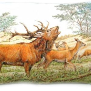 Sierkussen met herten thema dieren cadeaus