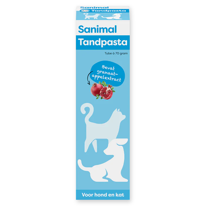 Tandenpoetsen Sanimal Honden Tandpasta