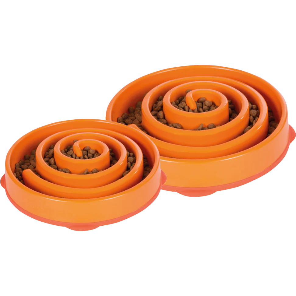 Honden voeding bak Schrokbak OH Fun Feeder Orange 20/27 Cm