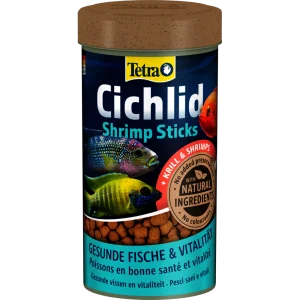 Aquarium Vissenvoer Tetra Cichlid Shrimp sticks, 250 ml.