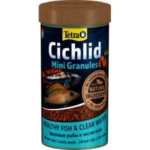 Aquarium Vissenvoer Tetra Cichlid Mini granulaat 250 Ml