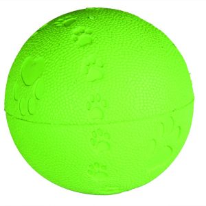 Trixie Rubber Bal Met Piep 9.5Cm