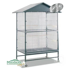 21215 Parkietenkooi Villa Casa II 120 Antiek/Platinum lichtgrijs