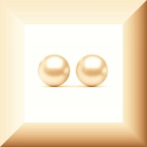 Prachtige set gouden parels