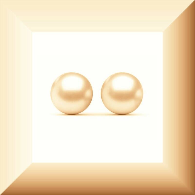 Prachtige set gouden parels