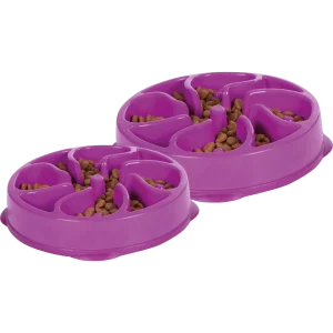 Honden voeding bak Schrokbak OH Fun Feeder Paars 20/27 Cm