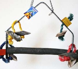 17301  Papegaai en parkiet speelgoed schommel  Iron Swing Fun X Large AKTIEPRIJS!!!!
