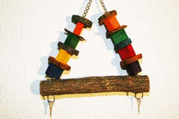 17722 Papegaaienspeelgoed Happy Swing/schommel