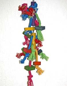 17736 papegaai en parkietenspeelgoed Two at one Time